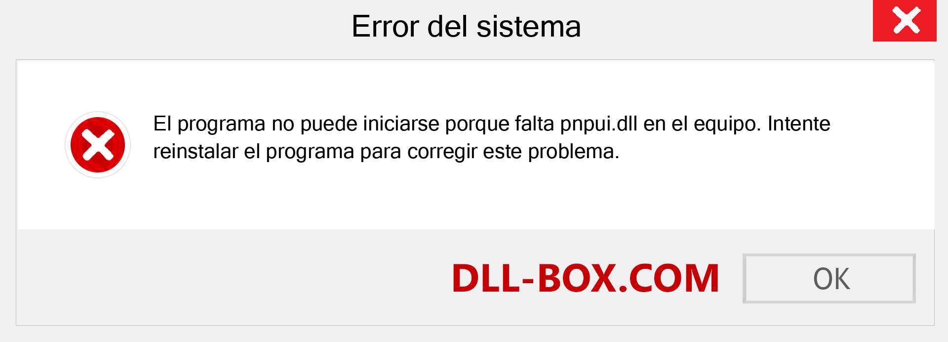 ¿Falta el archivo pnpui.dll ?. Descargar para Windows 7, 8, 10 - Corregir pnpui dll Missing Error en Windows, fotos, imágenes